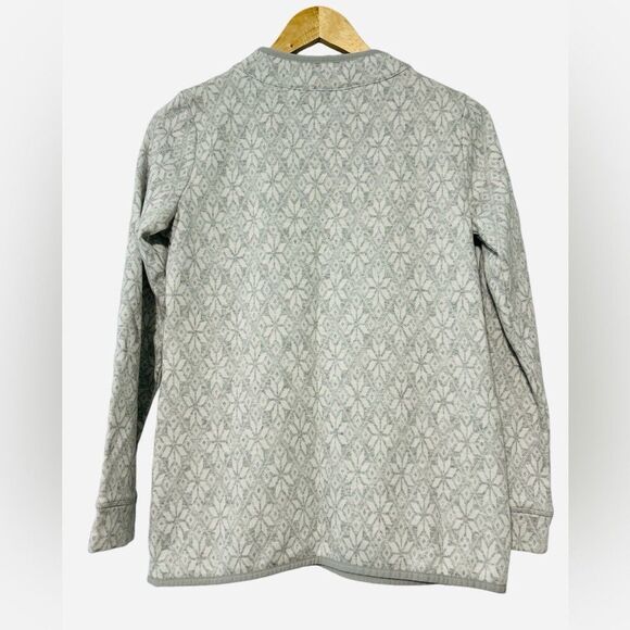 Talbots soft Cotton Zip-mock neck Fleece Pullover Sweater size XS with pockets - Picture 6 of 6